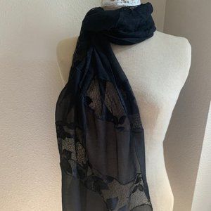 Simple black Scarf
